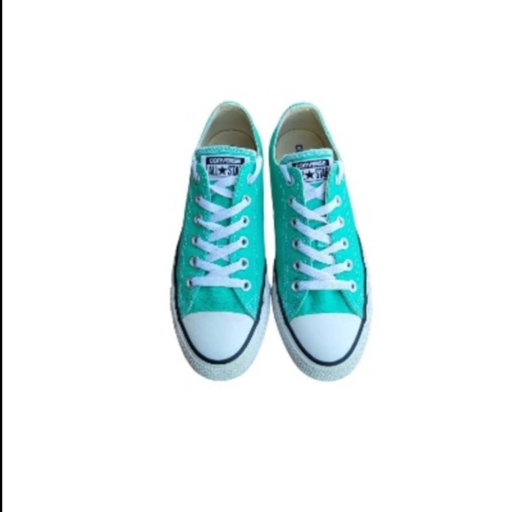 Converse All Star Chuck Taylor Lo Top Athletic Tennis Shoe Sneaker Green Women 9